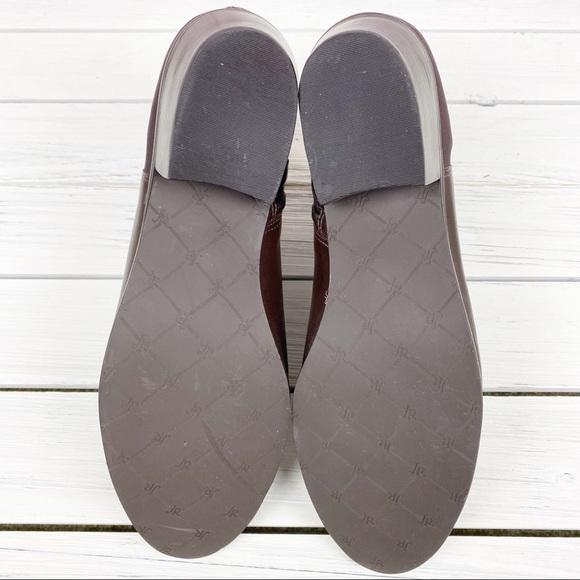 Jack Rogers Bailee Brown Leather Ankle Boots 9.5 - Picture 7 of 8